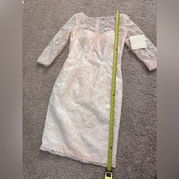 🩷LanTing Sz 6-8 Pink Dress Lace NWT🩷 Measurements Included! - Picture 11 of 16
